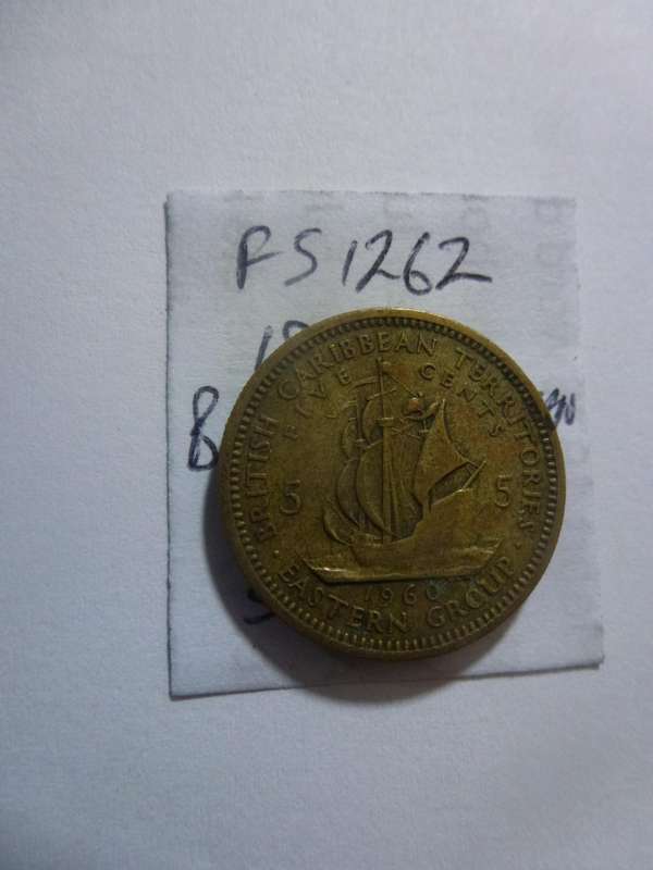 1960 British Caribbean Territories 5 cent