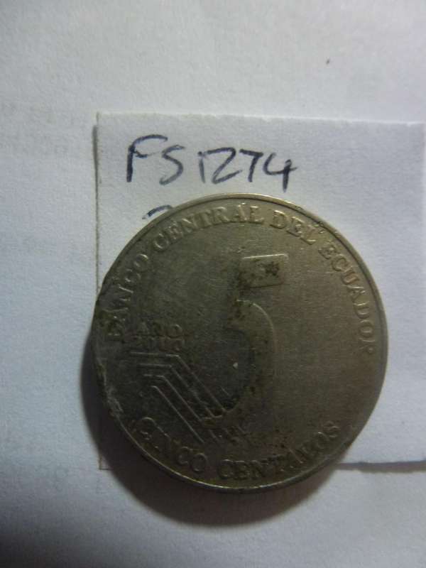 2000 Ecuador 5 centavos