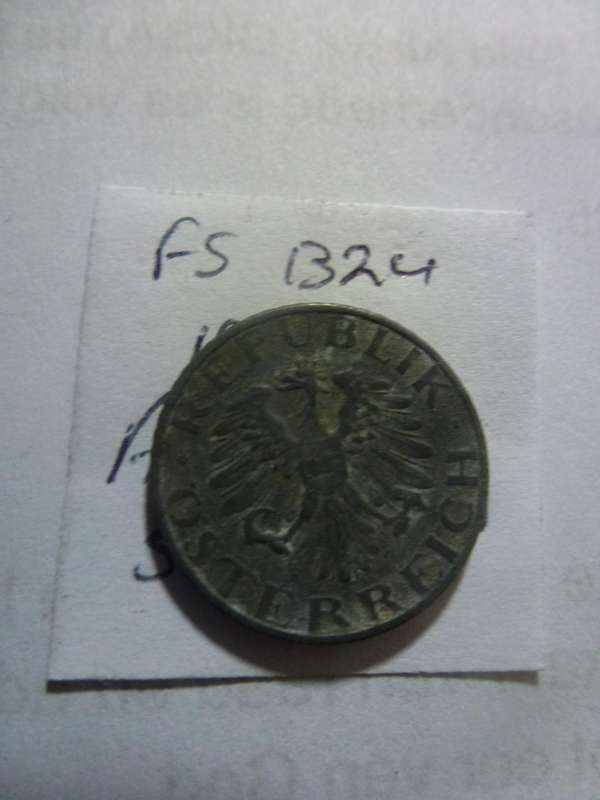 1953 Austria 5 groschen