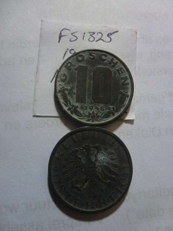 1948 Austria 10 groschen