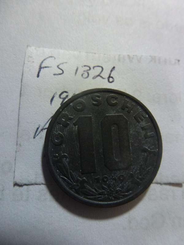 1949 Austria 10 groschen