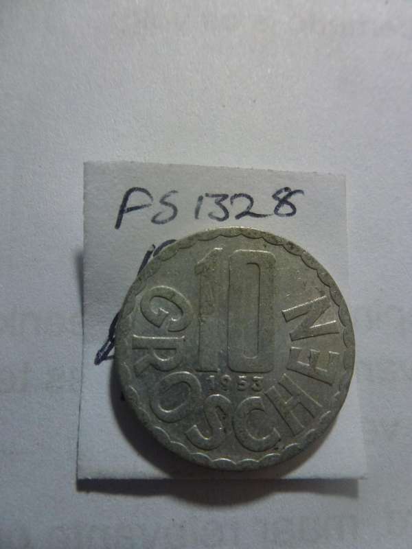 1953 Austria 10 groschen