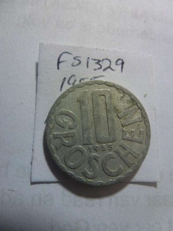 1955 Austria 10 groschen