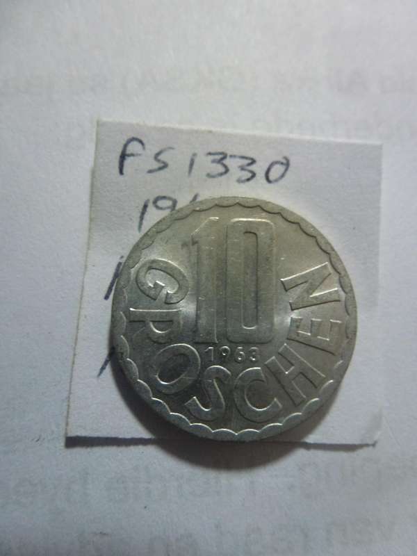 1963 Austria 10 groschen