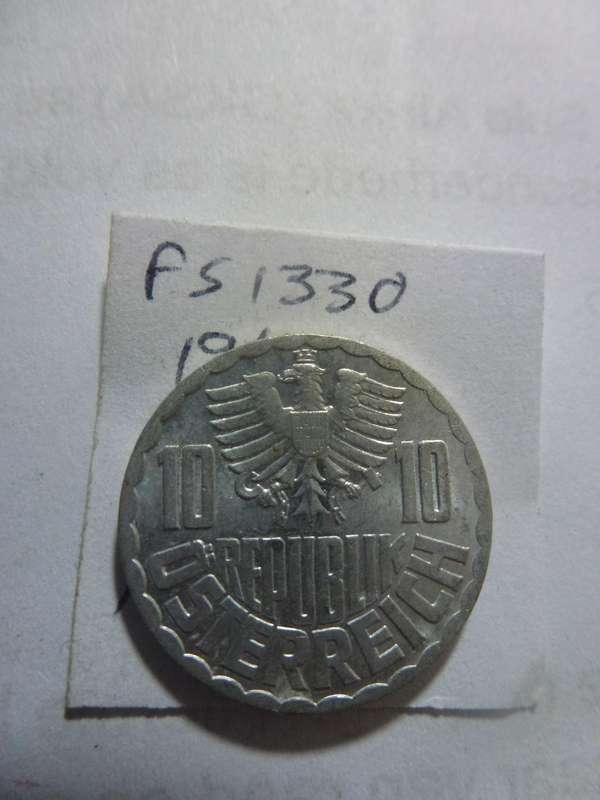 1963 Austria 10 groschen