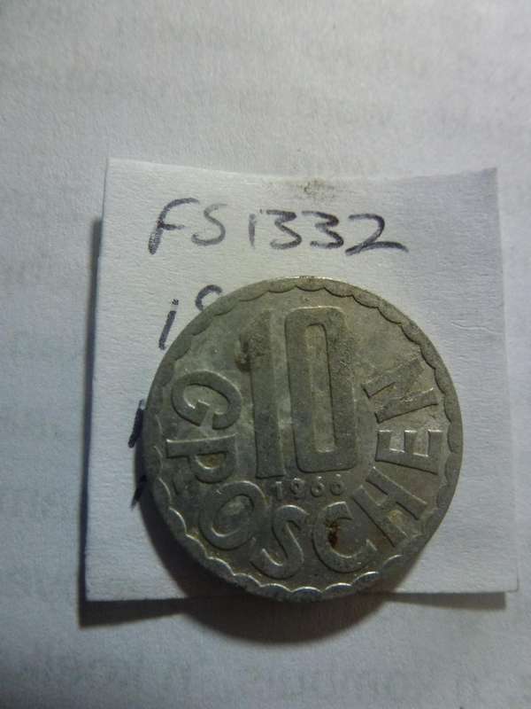 1966 Austria 10 groschen