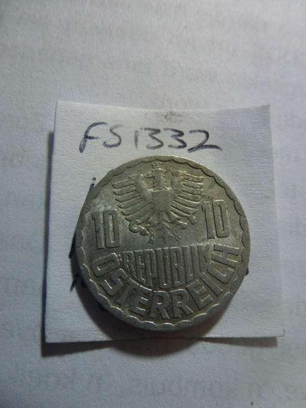 1966 Austria 10 groschen