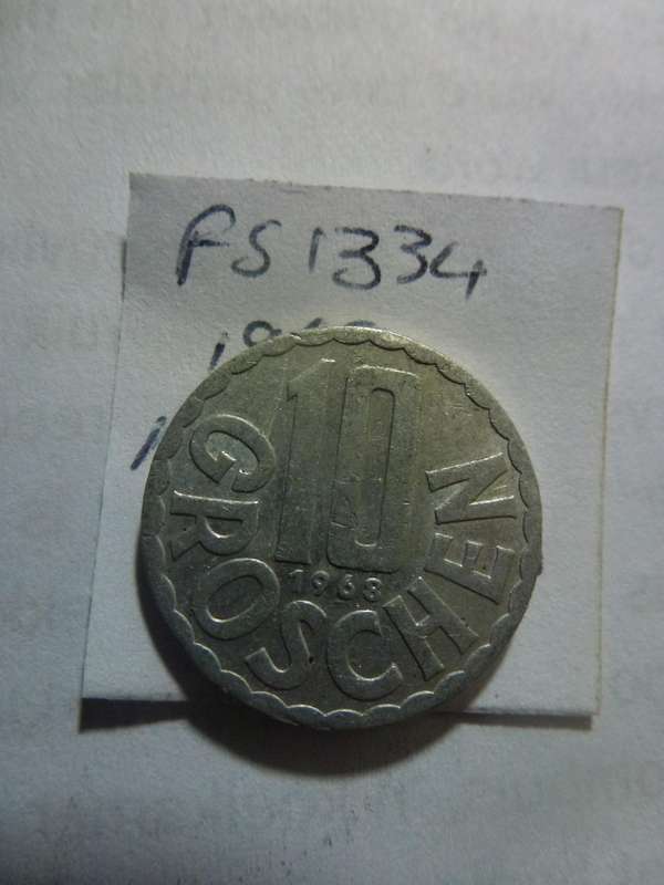 1968 Austria 10 groschen