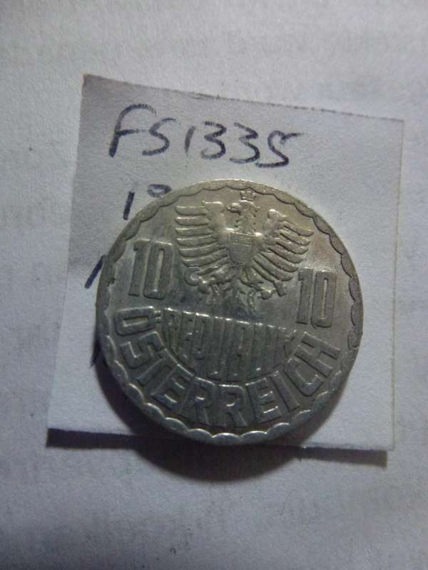 1971 Austria 10 groschen