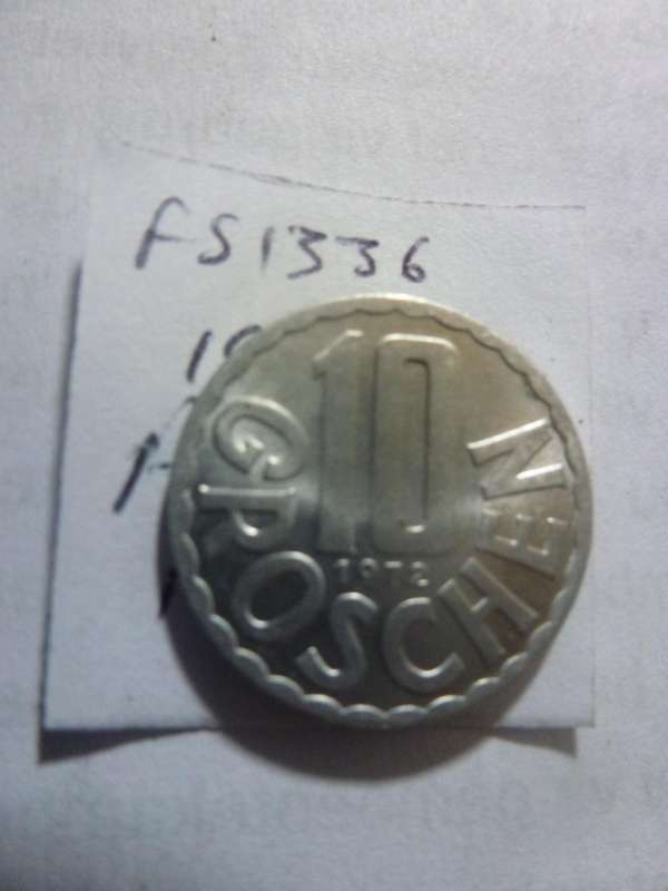 1972 Austria 10 groschen