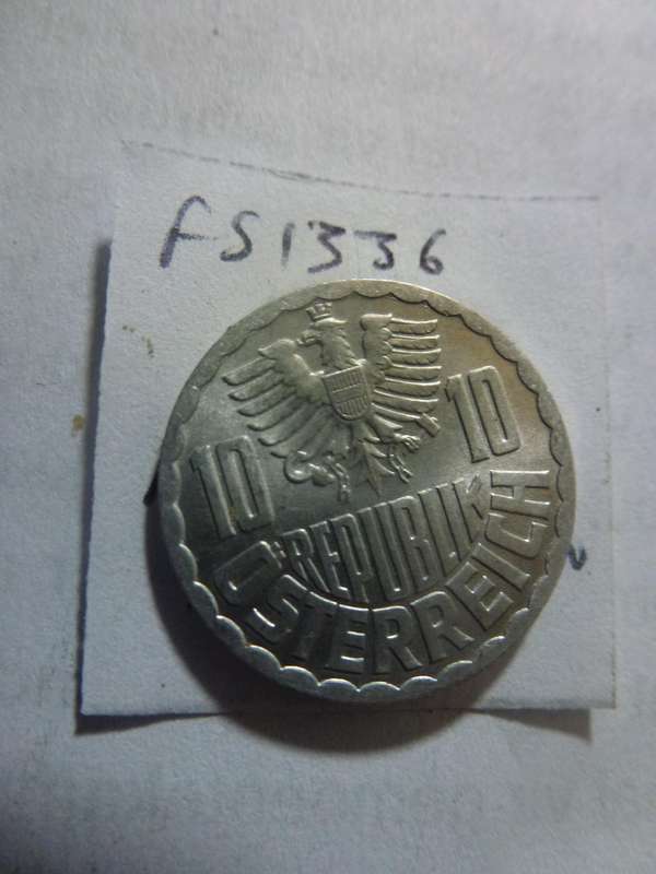 1972 Austria 10 groschen