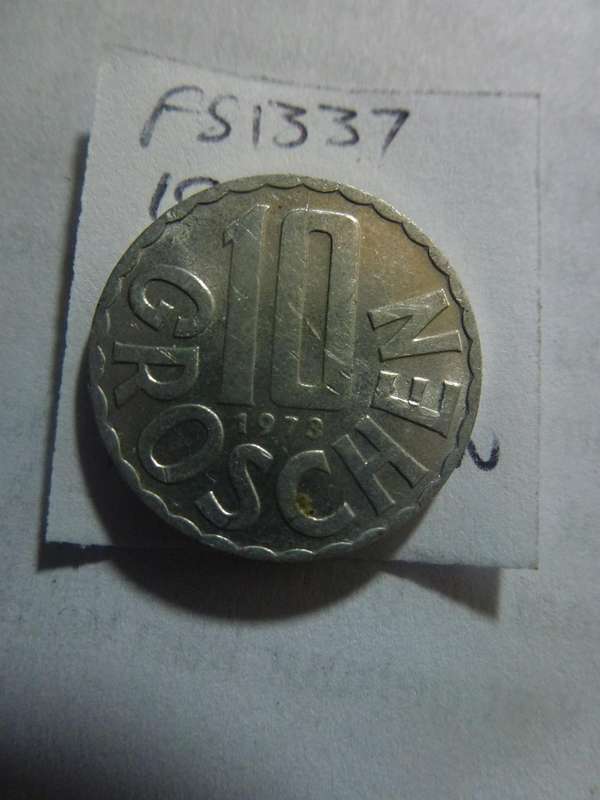 1973 Austria 10 groschen