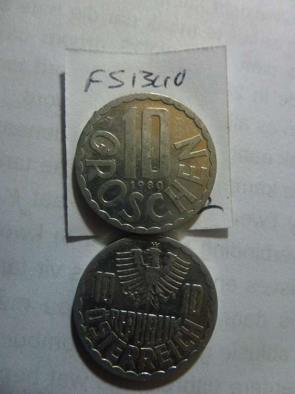 1980 Austria 10 groschen