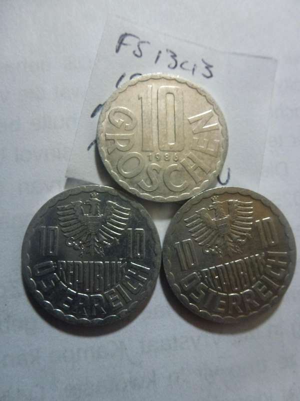 1986 Austria 10 groschen