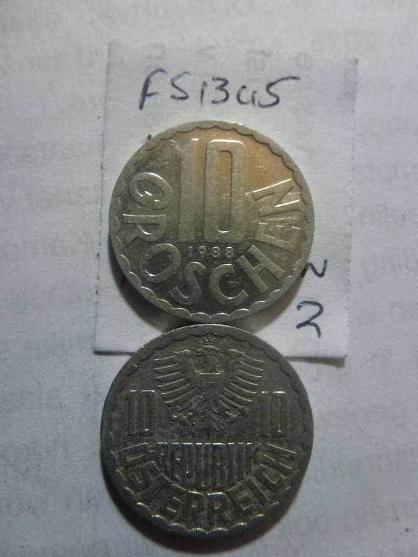 1988 Austria 10 groschen
