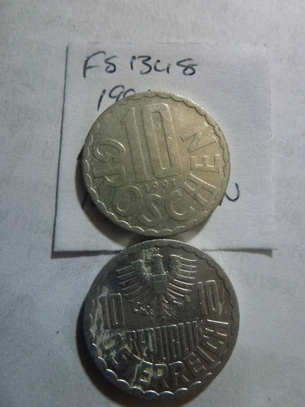 1991 Austria 10 groschen