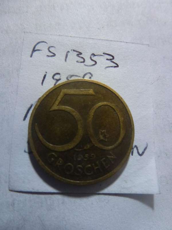 1959 Austria 50 groschen