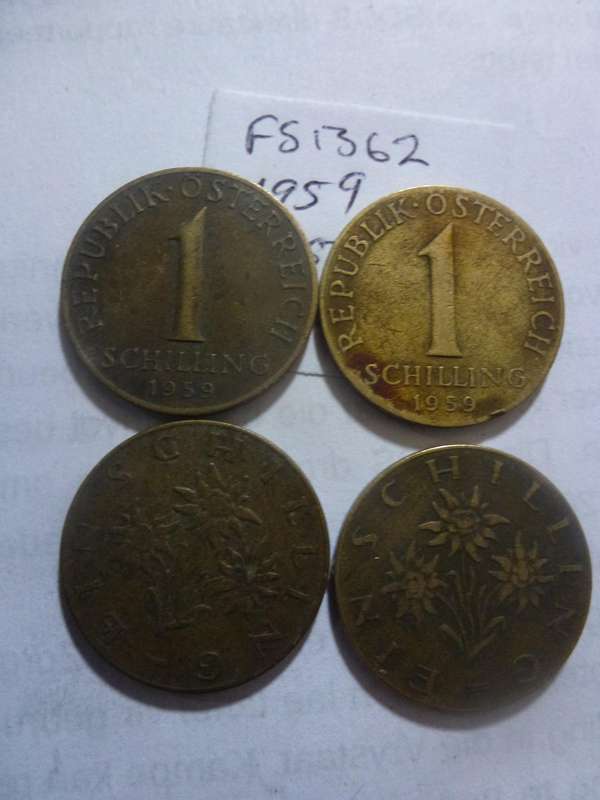 1959 Austria 1 schilling