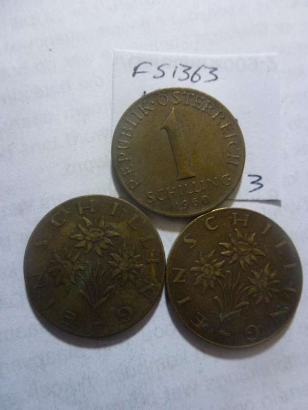 1960 Austria 1 schilling