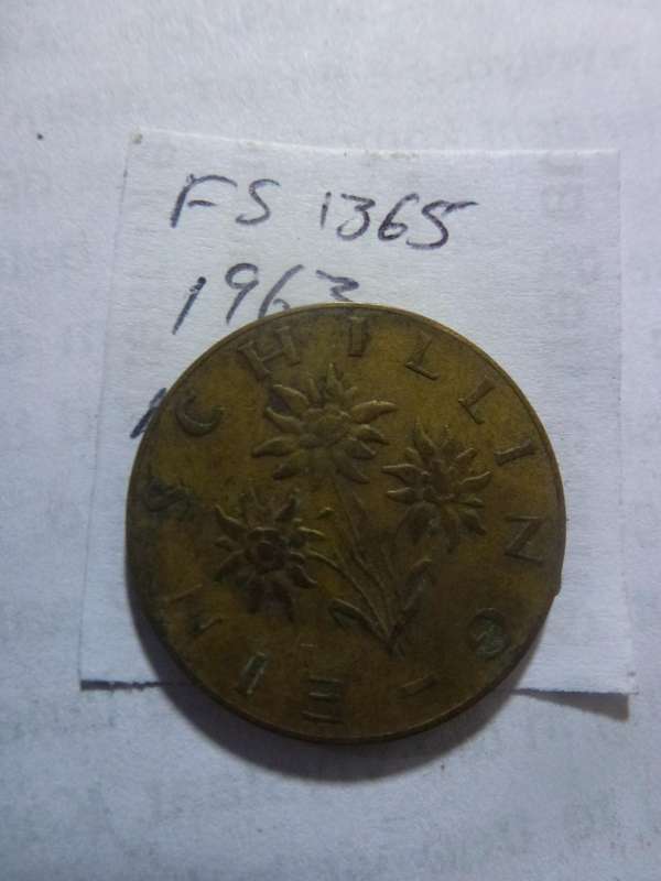 1963 Austria 1 schilling