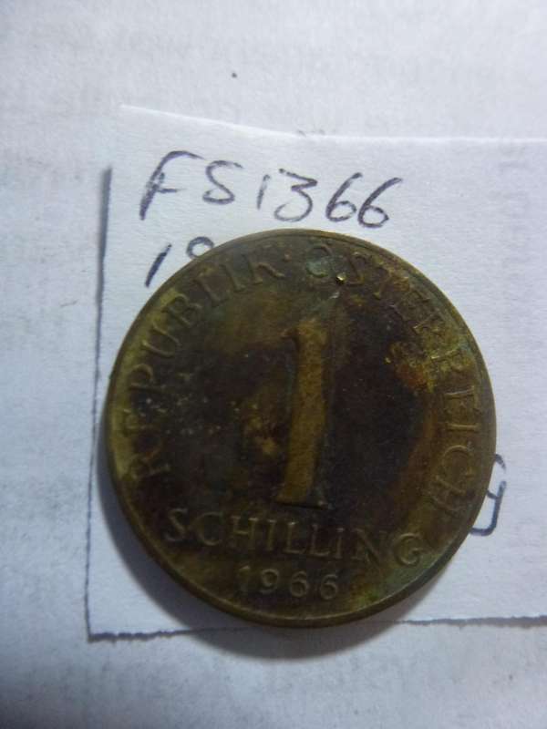1966 Austria 1 schilling