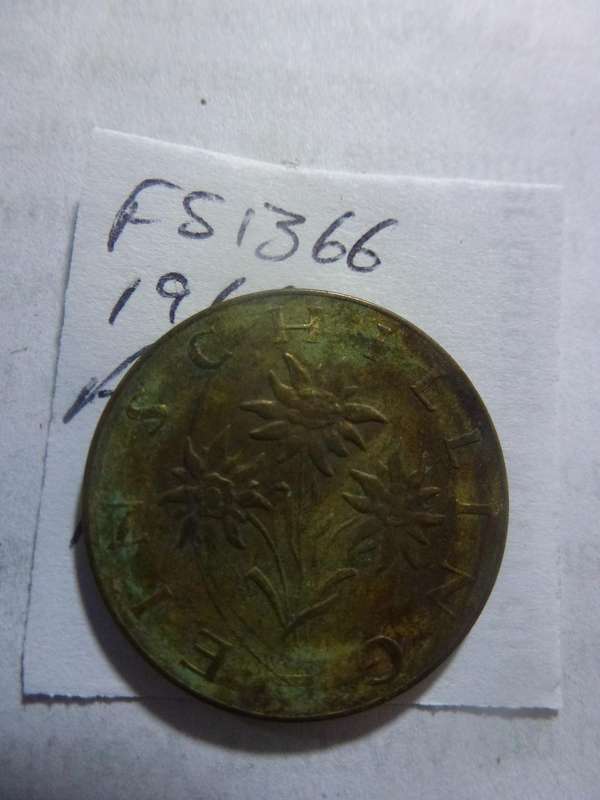 1966 Austria 1 schilling