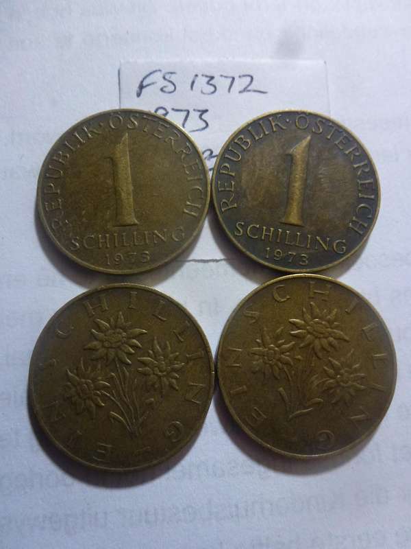 1973 Austria 1 schilling