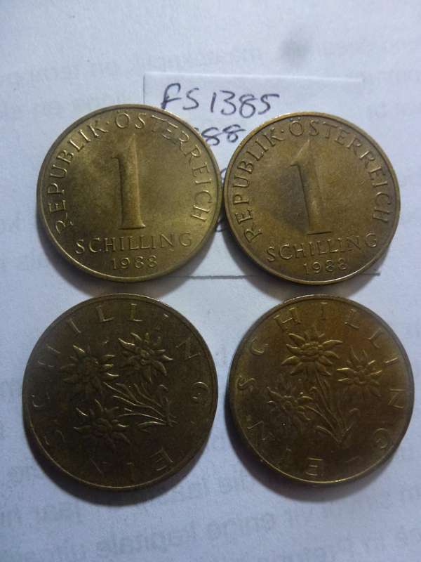 1988 Austria 1 schilling