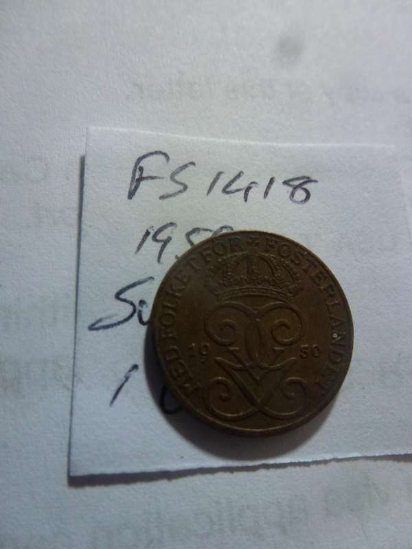 1950 Sweden 1 ore