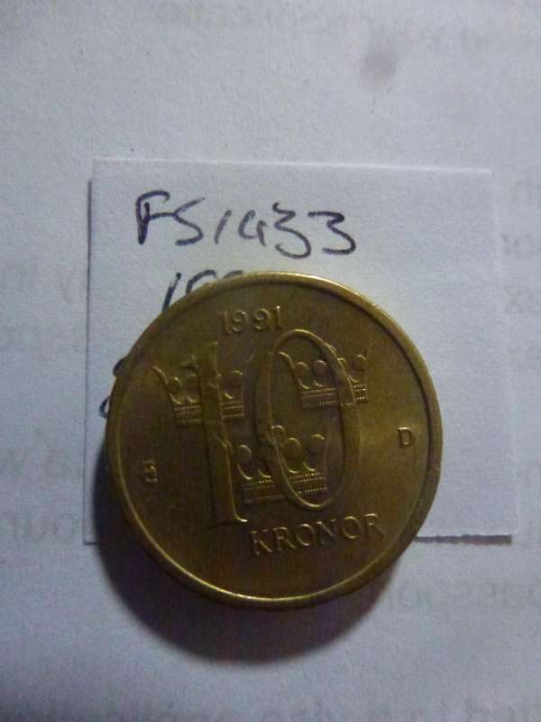 1991 Sweden 10 kronor