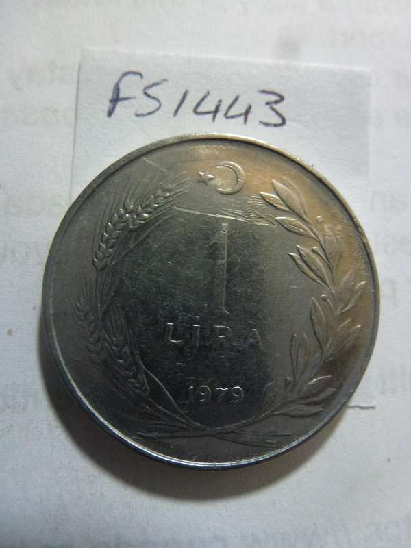 1979Turkey 1 lira