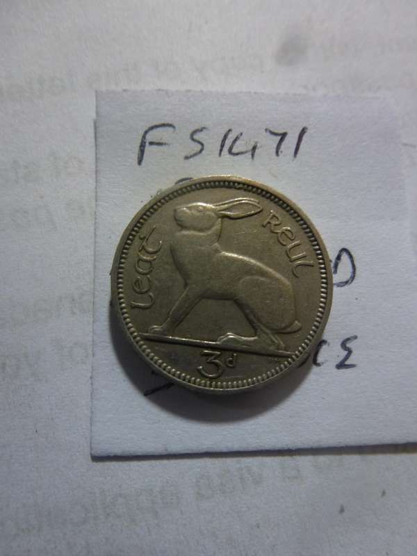 1962 Ireland 3 pingine