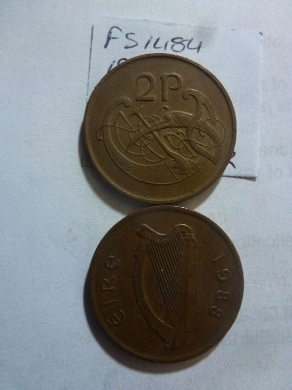 1988 Ireland 2 pence