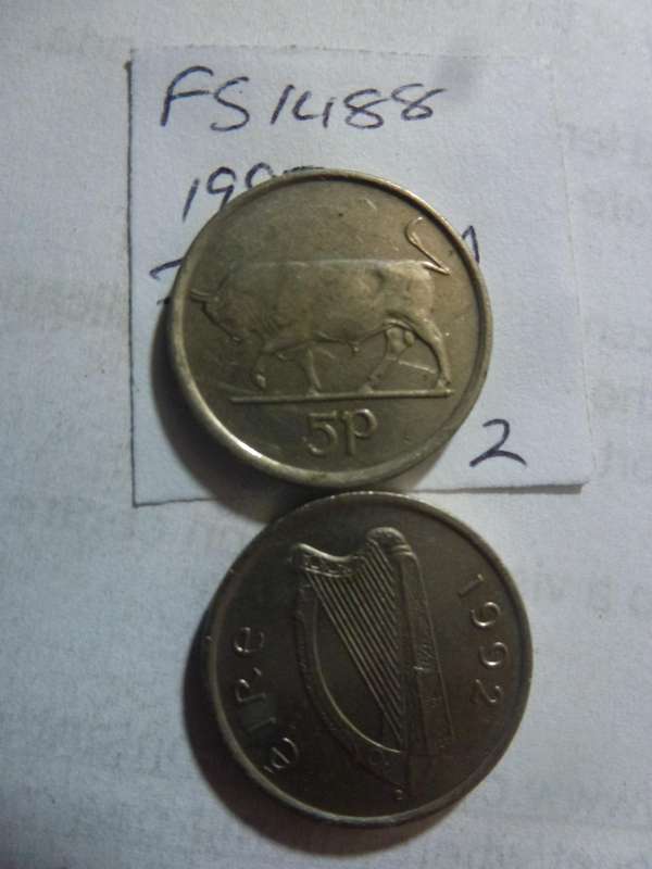 1992 Ireland 5 pence