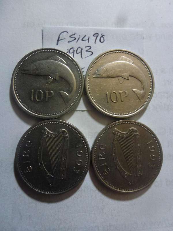 1993 Ireland 10 pence