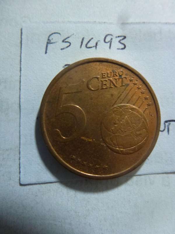 2002 Ireland 5 euro cent