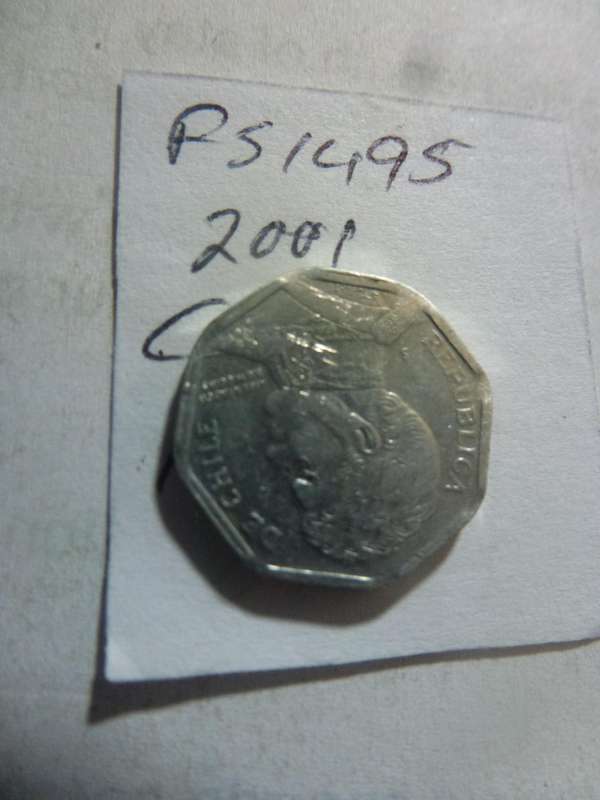 2001 Chili 1 peso