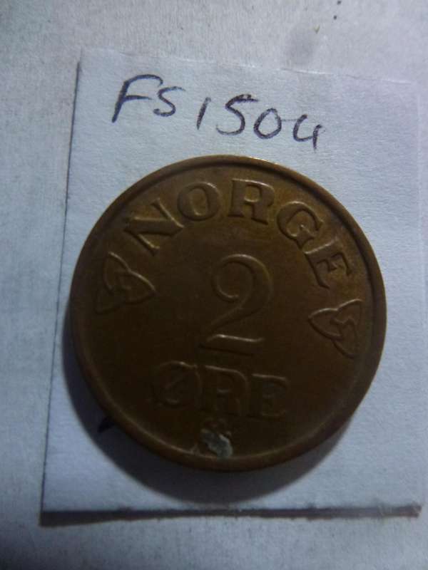 1957 Norway 2 ore