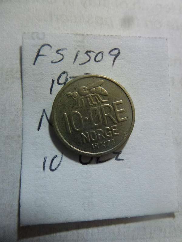 1973 Norway 10 ore