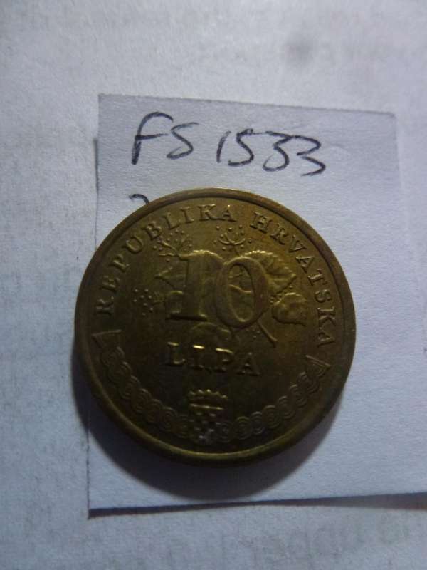 2001 Croatia 10 lipa