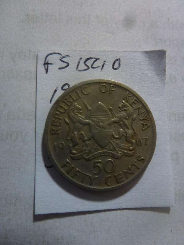 1967 Kenya 50 cent