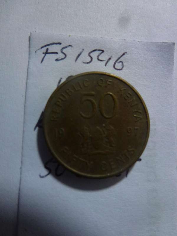 1997 Kenya 50 cent