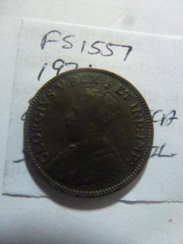 1921 East Africa 50 cent / 1/2 shilling
