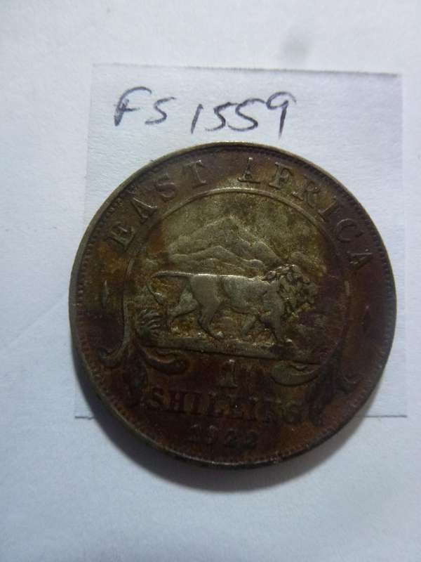 1922 East Africa 1 shilling