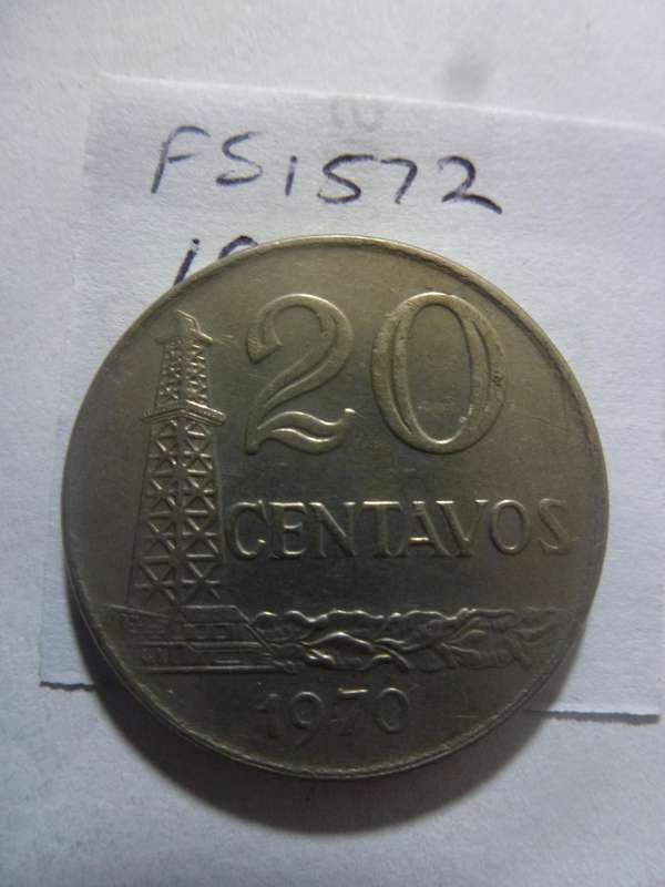 1970 Brazil 20 centavos