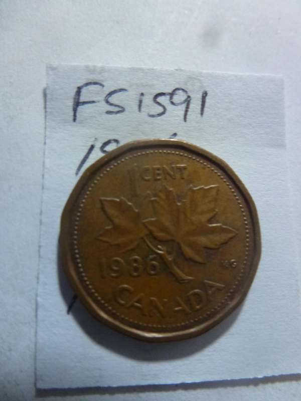 1986 Canada 1 cent