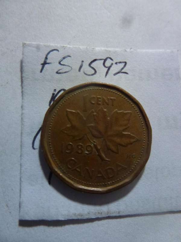 1989 Canada 1 cent