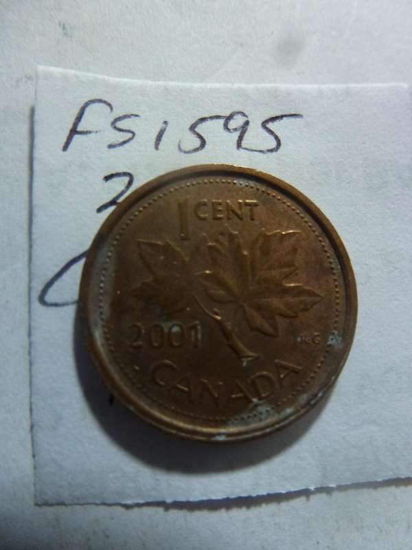 2001 Canada 1 cent