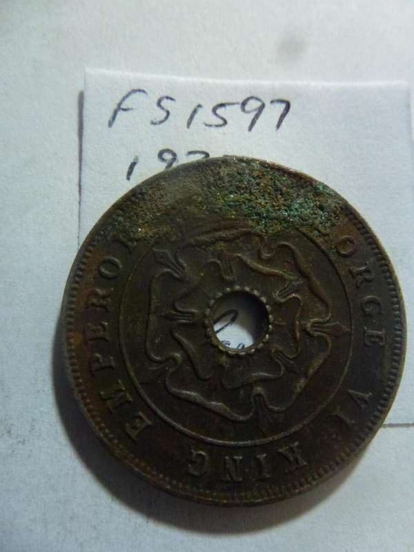 1937 Southern Rhodesia 1 penny