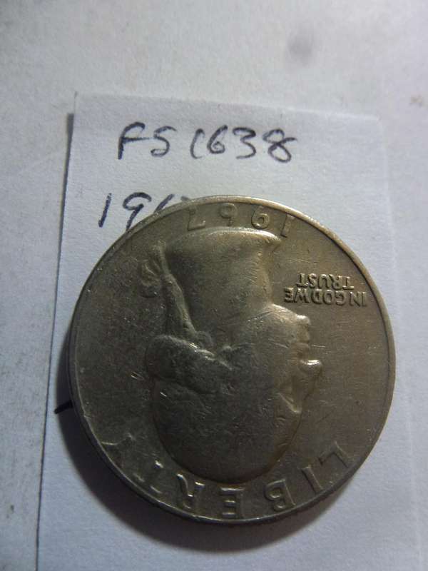 1967 United States of America 25 cent